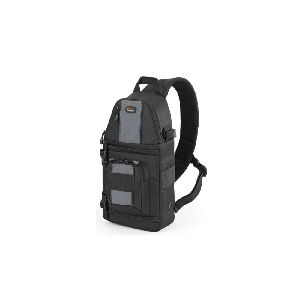 Lowepro Slingshot 102 AW DSLR Camera Sling Bag Black‎ Gray with Rain Cover - Picture 4 of 16